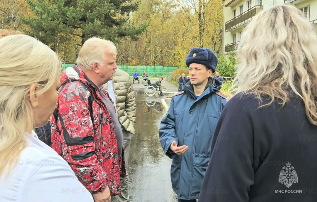 Тренировочная эвакуация проведена в Доме милосердия "Видное"